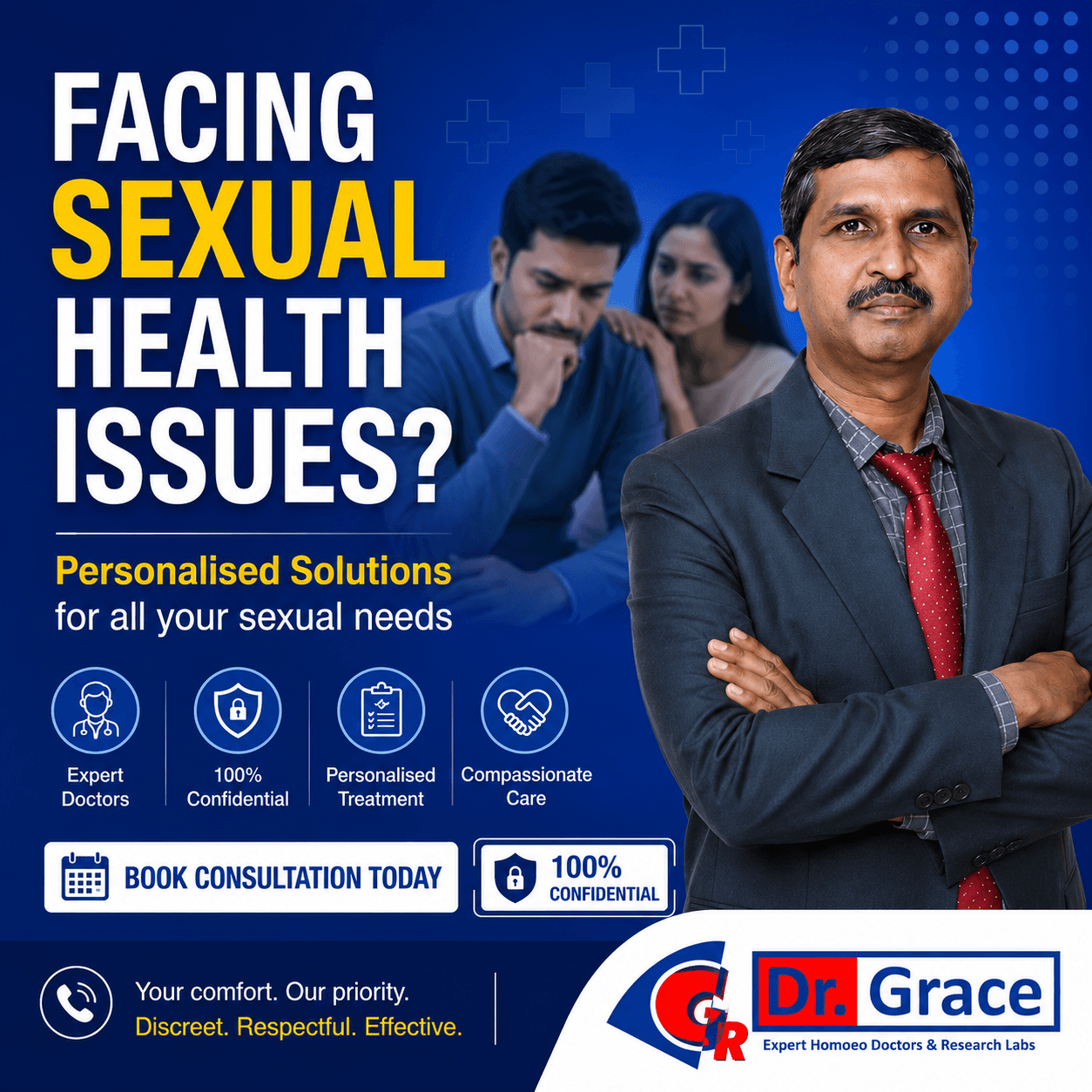 Facing sexual health issues? Personalised, confidential homeopathy care — Dr. Grace